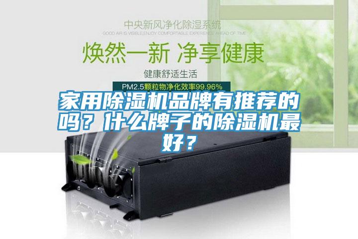 家用除濕機品牌有推薦的嗎？什么牌子的除濕機最好？
