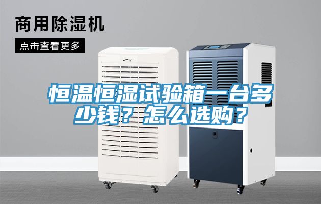 恒溫恒濕試驗(yàn)箱一臺多少錢？怎么選購？