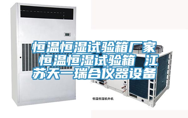 恒溫恒濕試驗箱廠家 恒溫恒濕試驗箱 江蘇天一瑞合儀器設(shè)備