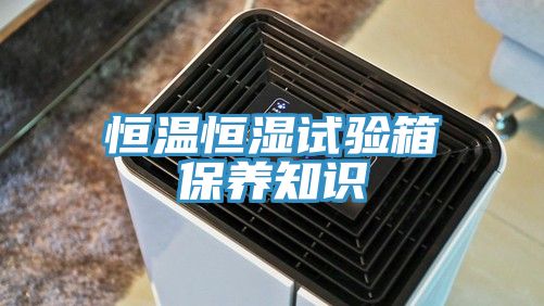 恒溫恒濕試驗(yàn)箱保養(yǎng)知識(shí)