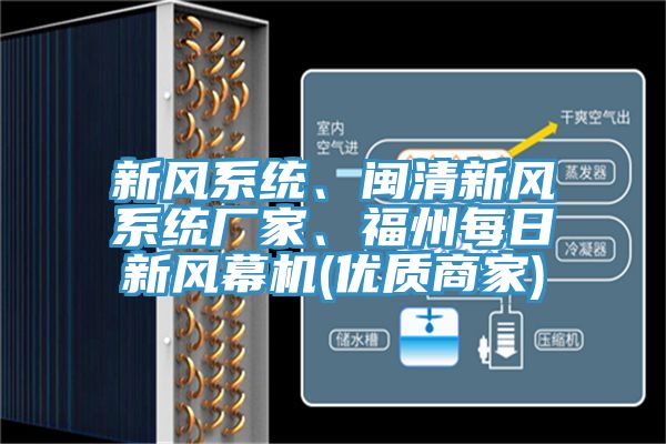 新風系統(tǒng)、閩清新風系統(tǒng)廠家、福州每日新風幕機(優(yōu)質商家)
