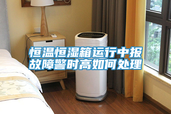 恒溫恒濕箱運(yùn)行中報(bào)故障警時(shí)高如何處理
