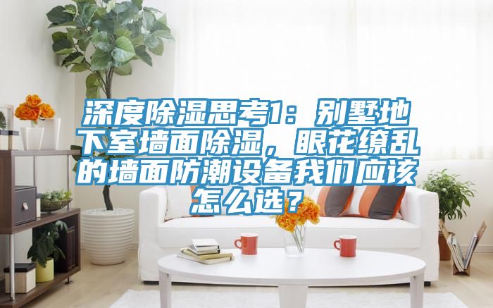 深度除濕思考1：別墅地下室墻面除濕，眼花繚亂的墻面防潮設備我們應該怎么選？