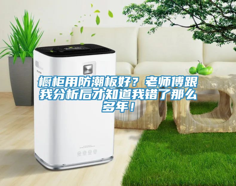 櫥柜用防潮板好？老師傅跟我分析后才知道我錯了那么多年！