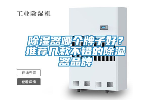 除濕器哪個(gè)牌子好？推薦幾款不錯(cuò)的除濕器品牌