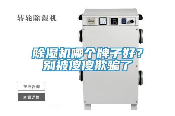 除濕機哪個牌子好？別被傻傻欺騙了