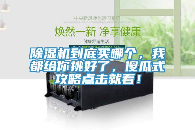 除濕機(jī)到底買哪個(gè)，我都給你挑好了，傻瓜式攻略點(diǎn)擊就看！