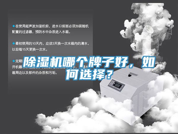 除濕機哪個牌子好，如何選擇？