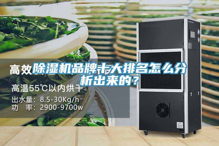 除濕機品牌十大排名怎么分析出來的？