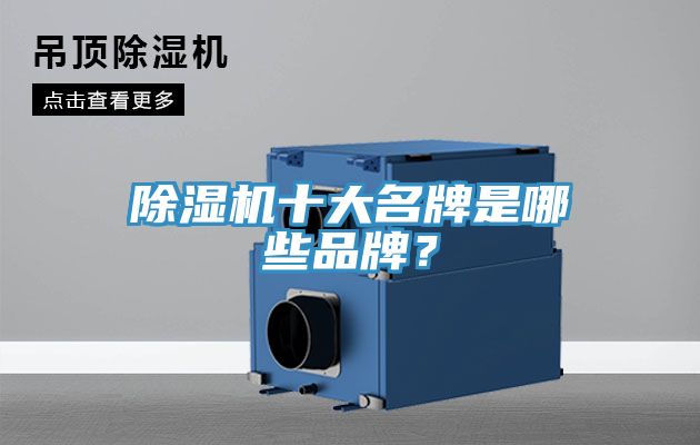 除濕機(jī)十大名牌是哪些品牌？