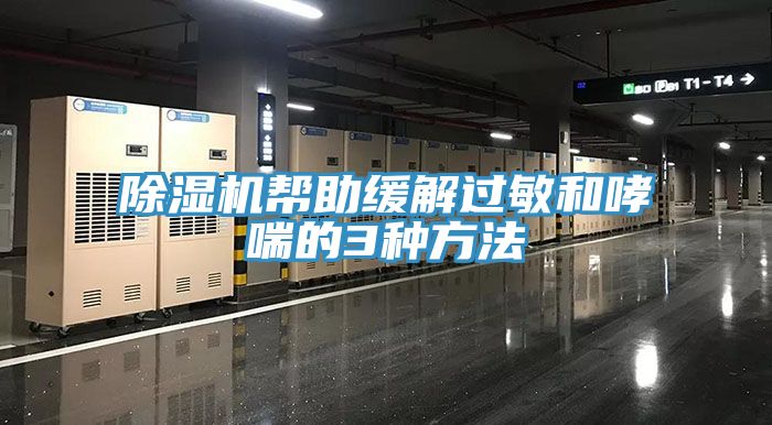 除濕機(jī)幫助緩解過敏和哮喘的3種方法