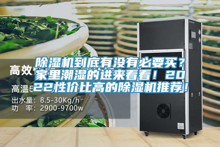 除濕機(jī)到底有沒有必要買？家里潮濕的進(jìn)來看看！2022性價(jià)比高的除濕機(jī)推薦！