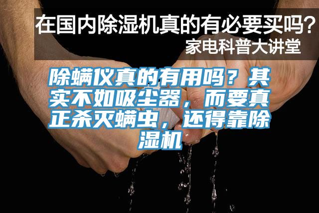 除螨儀真的有用嗎？其實不如吸塵器，而要真正殺滅螨蟲，還得靠除濕機