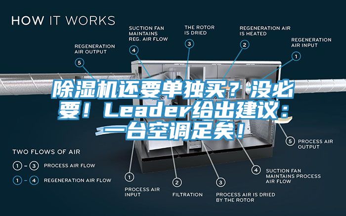 除濕機還要單獨買？沒必要！Leader給出建議：一臺空調足矣！