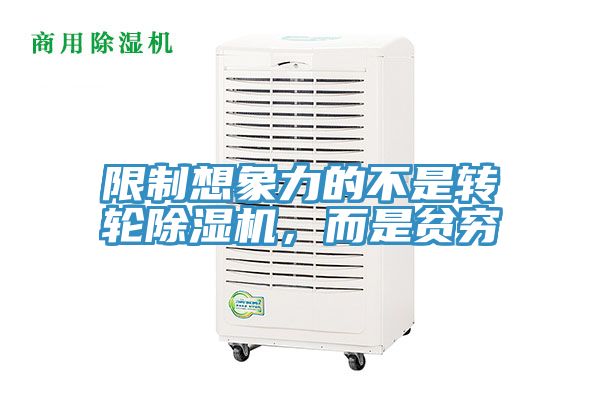 限制想象力的不是轉(zhuǎn)輪除濕機(jī)，而是貧窮