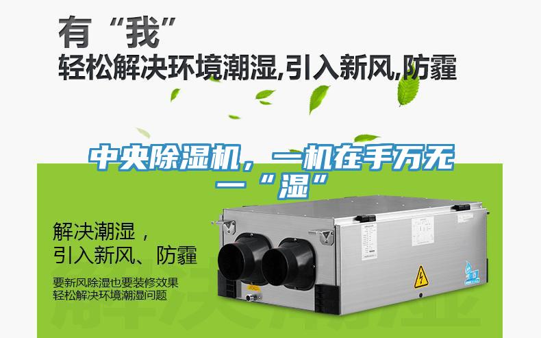 中央除濕機(jī)，一機(jī)在手萬(wàn)無(wú)一“濕”