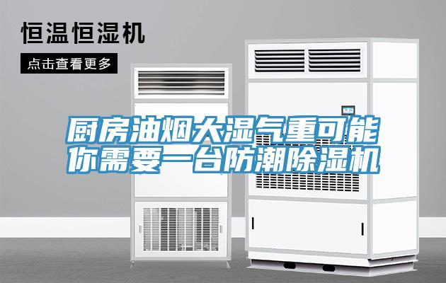 廚房油煙大濕氣重可能你需要一臺防潮除濕機(jī)