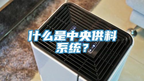 什么是中央供料系統(tǒng)？