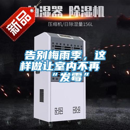 告別梅雨季，這樣做讓室內不再“發(fā)霉”