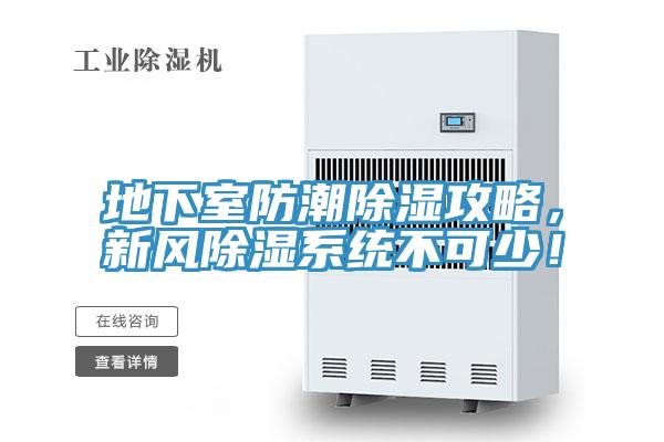 地下室防潮除濕攻略，新風除濕系統(tǒng)不可少！