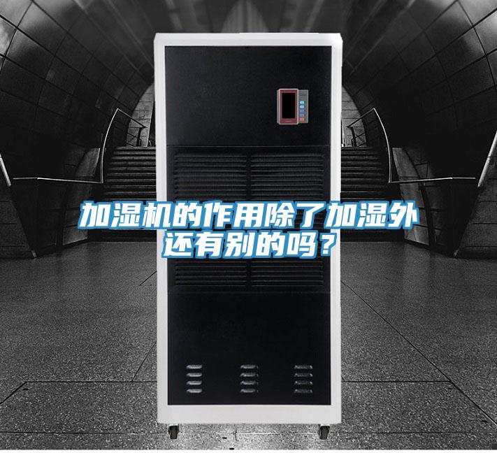 加濕機的作用除了加濕外還有別的嗎？