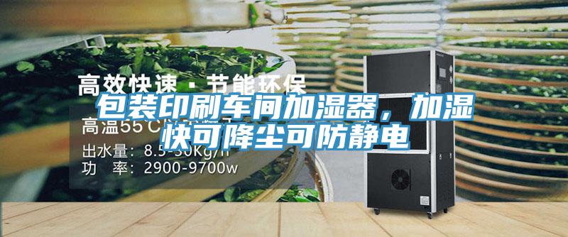 包裝印刷車間加濕器，加濕快可降塵可防靜電